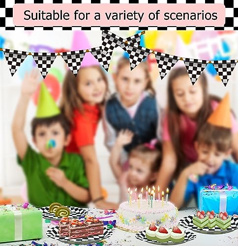 50 PCS Race Car Dessert Plates (Race Car / 7 INCH)