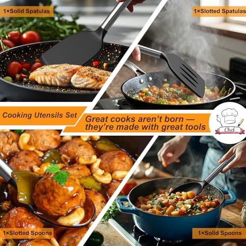Silicone Cooking Utensils Set