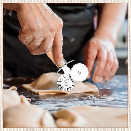 Double Wheel Pastry Cutter (Pastry Cutter Double Wheel)