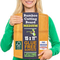 Bamboo Cutting Board (Glue-Free Surface - Round)