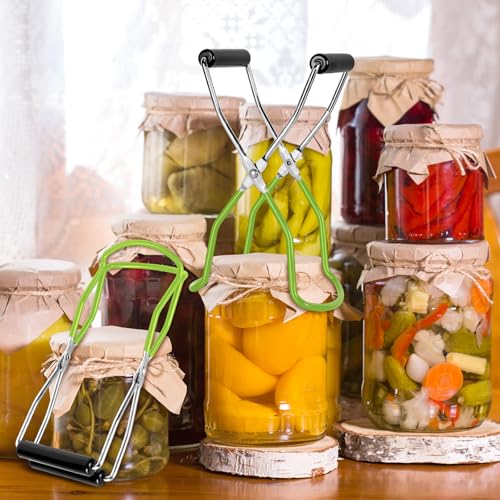 Canning Jar Lifter Tongs (Green)