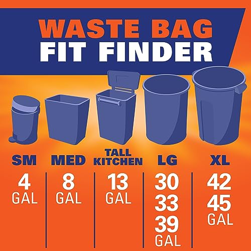Ultra Strong 13 Gal Kitchen Trash Bags (80 Count (Pack of 1))