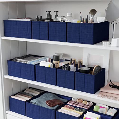 Drawer Organizer Set of 12 (12 Baskets / Navy)