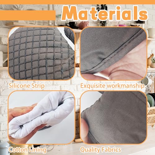 4 Pcs Oven Mitts and Pot Holders