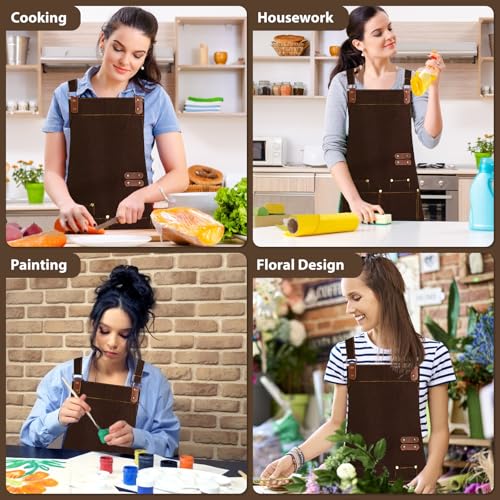 Apron for Men Women (Lightbrown)