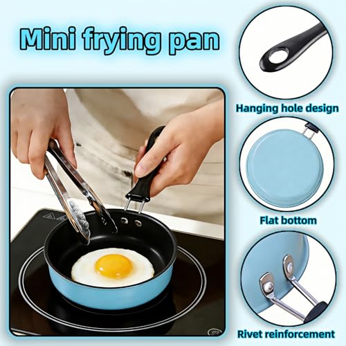 4.7 Inch Mini Frying Pan (Blue)