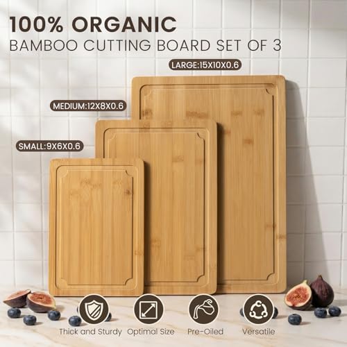 Extra Large Cutting Board Set (Assorted Sizes (3-Piece))