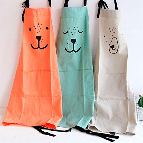 2 Pack Cute Parent and Child Apron (Green)