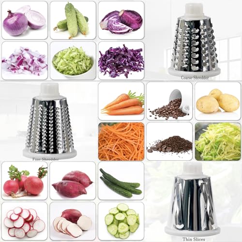 Rotary Cheese Grater Multi (Red)