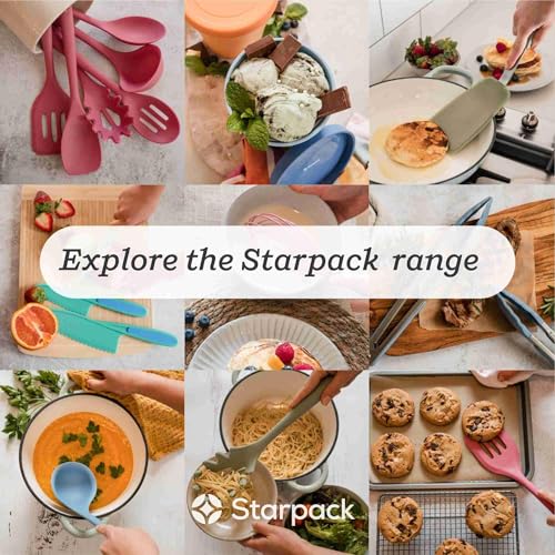 Starpack Get a Grip Silicone Kitchen Tongs (12" Single / Light Blue)