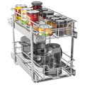 Pull Out Cabinet Organizer (2-Tiers 11¼''W×22”D)