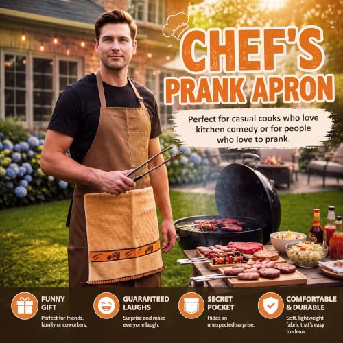 Funny Aprons for Men (1pc)