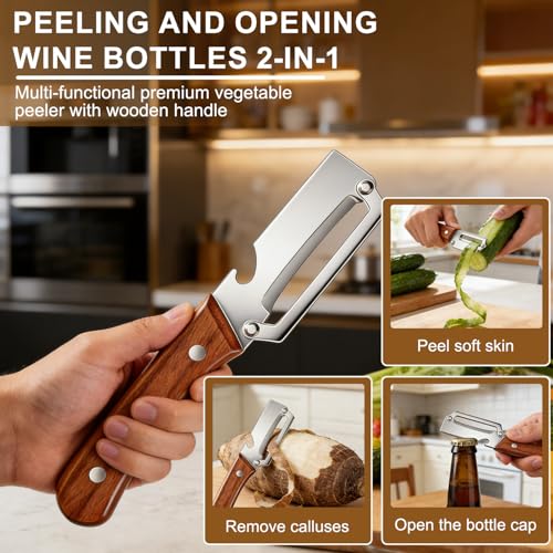 2Pcs Multi Functional Vegetable Peeler