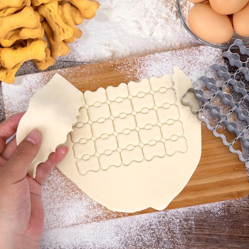 25 Cavity Dog Bone Cookie Cutter (Mini Dog Bone)