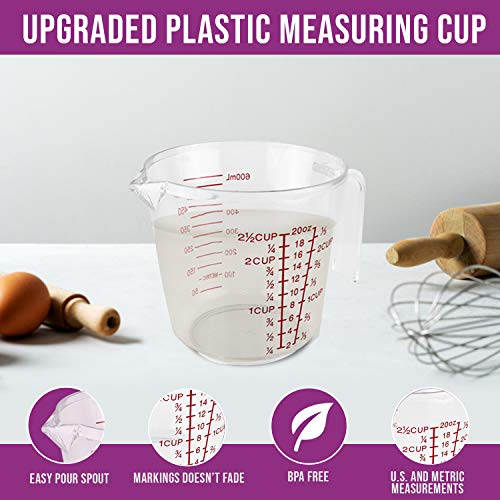 Measuring Cups and Spoons Set 11 Piece. Includes 10 Stainless Steel Measuring Spoons and Cups Set and 1 Plastic Measuring Cup. Liquid Measuring Cups Set and Dry Metal Measuring Cup Set (11 Piece)