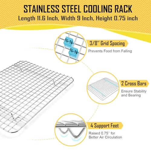12.5” Baking Sheet Pan with Rack (12.5")