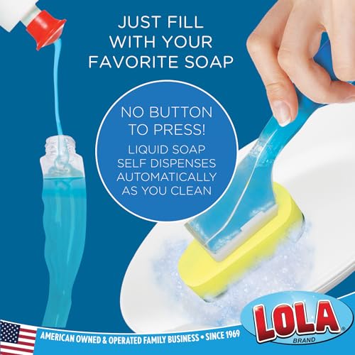 Soap Dispenser Dish Brush Wand (1 Wand / 1 Head)