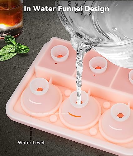 Ice Cube Trays with Lids (Pink / large)