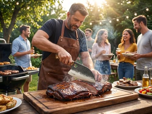 9 PCS Butcher Viking Camping Knife Set