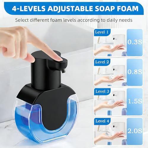 Automatic Soap Dispenser Touchless (Black / Foam)