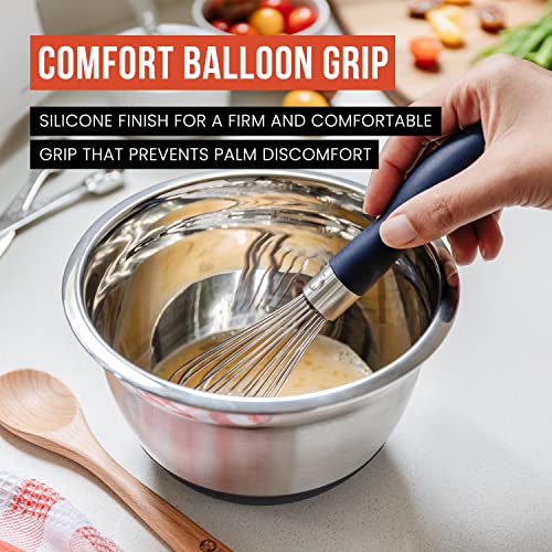 3 Piece Kitchen Whisk Set