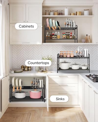 Pots and Pans Organizer Under Cabinet