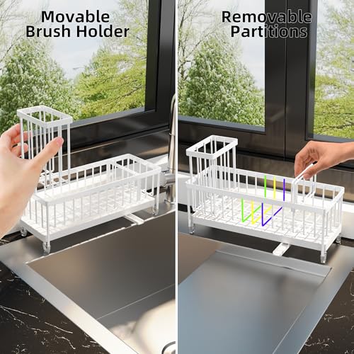 Extra Large Kitchen Sink Caddy (White)