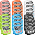 24 Pcs Digital Kitchen Timer Magnetic Timer Bulk On (Classic Color)
