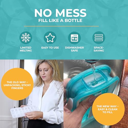 POP 2.0 2026 Make And Serve Ice Without Ever Touching The Ice (POP 2.0 Clear Water Blue 1 pc (Exclusive))