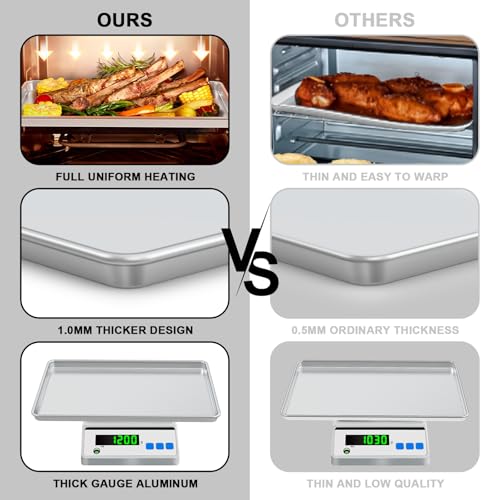 24 Inch Baking Sheet Pans with Rack Set (24 Inch)
