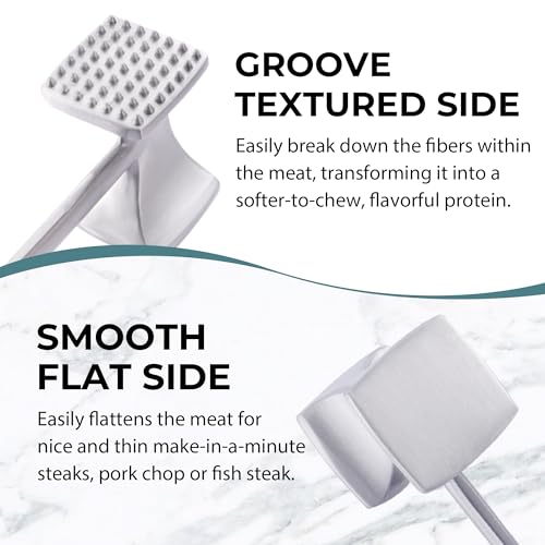 Meat Tenderizer Hammer with Comfortable (Red)