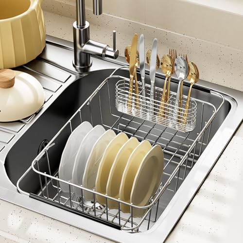 Utensil Holder for Sink (304 Stainless Steel - Utensil Holder)