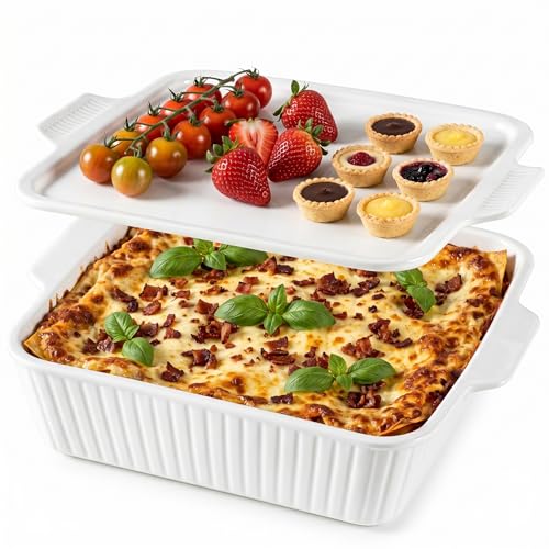 10" Square Casserole Dish with Lid