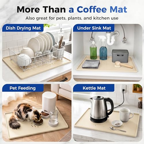Coffee Bar Mat (Beige)