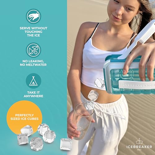 POP 2.0 2026 Make And Serve Ice Without Ever Touching The Ice (POP 2.0 Clear Water Blue 1 pc (Exclusive))