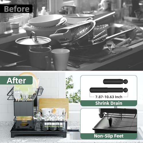 2 Tier Dish Rack with Drainboard (2 Tier)
