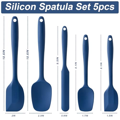 Silicone Spatula Set (Navy Blue)