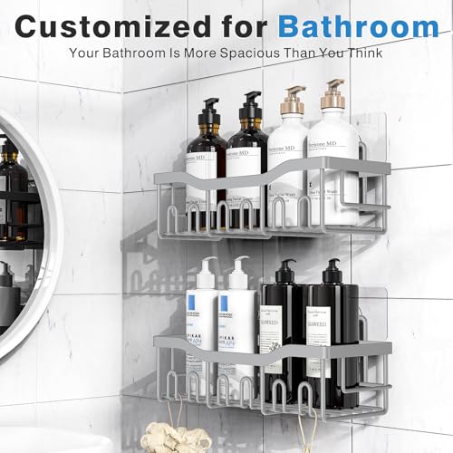 Shower Caddy 2 Pack (Light Grey)
