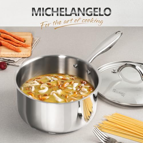 3 Quart Saucepan with Lid (3 Quarts)