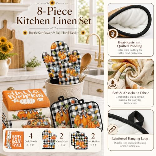 Fall Pumpkin Kitchen Decor (Orange Fall Pumpkin)