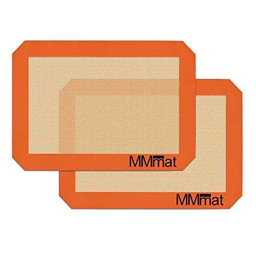 Best German Silicone Baking Mat (Quarter Sheet Baking Mat (Set of 2) / 8 x 11.35 inches (LxW) *2)