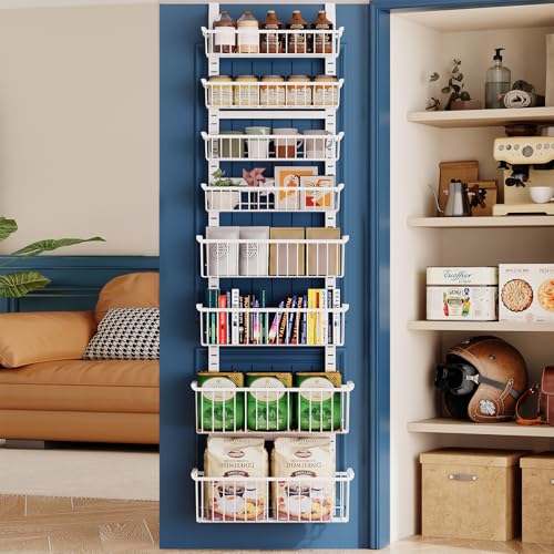 Over The Door Pantry Organizer (White)