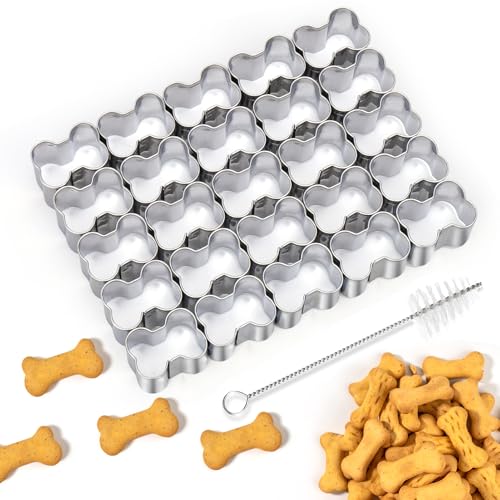 25 Cavity Dog Bone Cookie Cutter (Mini Dog Bone)