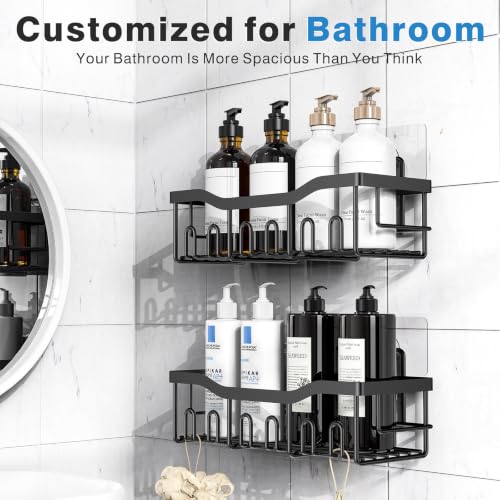 Shower Caddy 2 Pack (Black)