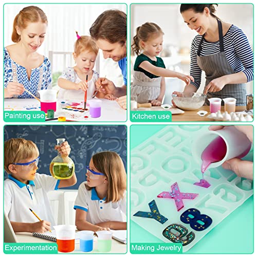 7 PCS Silicone Measuring Cups Kits (250ML+100ML*4)