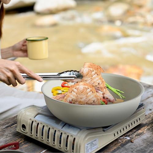 12 Piece Nonstick Cookware Set (Cream White / 12 Piece)