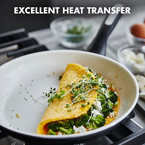 Rio Healthy Ceramic Nonstick 12" Frying Pan Skillet (12" Frying Pan Skillet / Black)