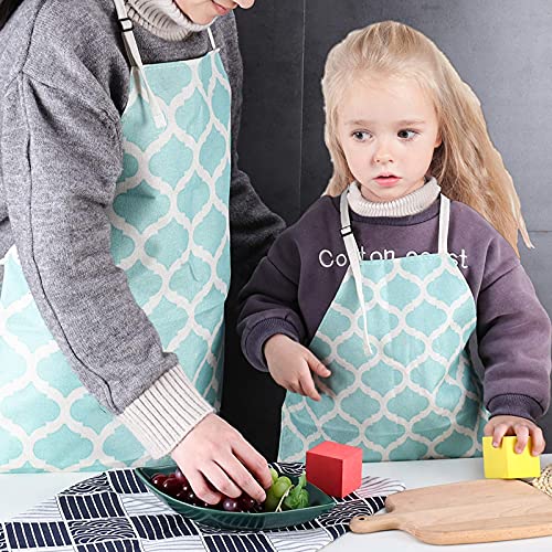 Matching Aprons for Kids & Adults (Green)