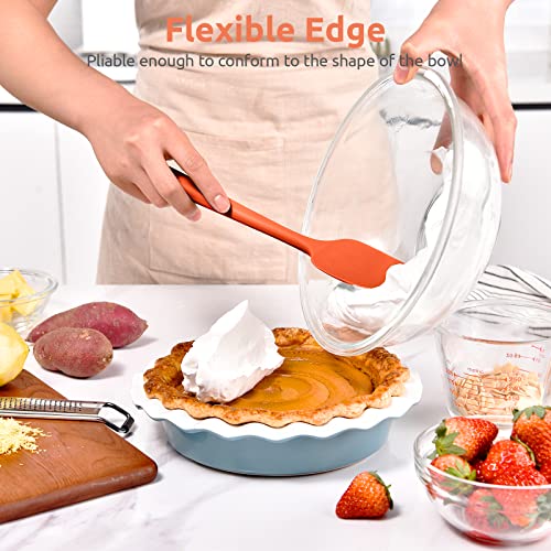 Silicone Spoon Spatula (Orange / 11.38in (spoon spatula))