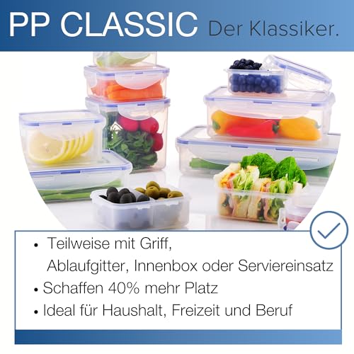 Lock & Lock HPL836 Easy Essentials Storage Food Storage Container (Rectangle - 186 Ounce / Containers)